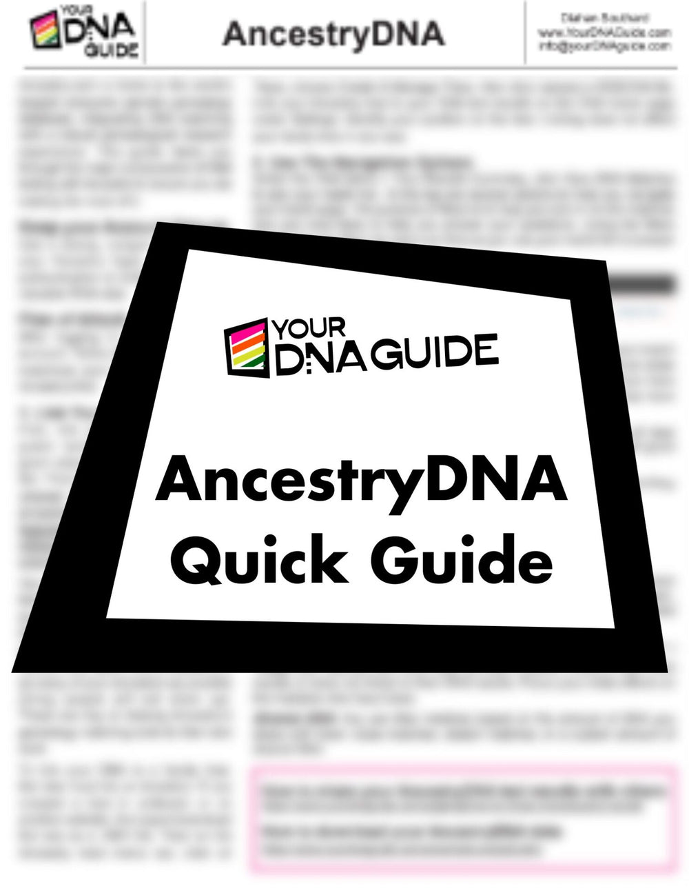 AncestryDNA Quick Reference Guide