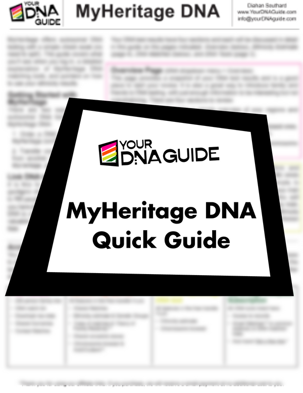 MyHeritage DNA Quick Reference Guide